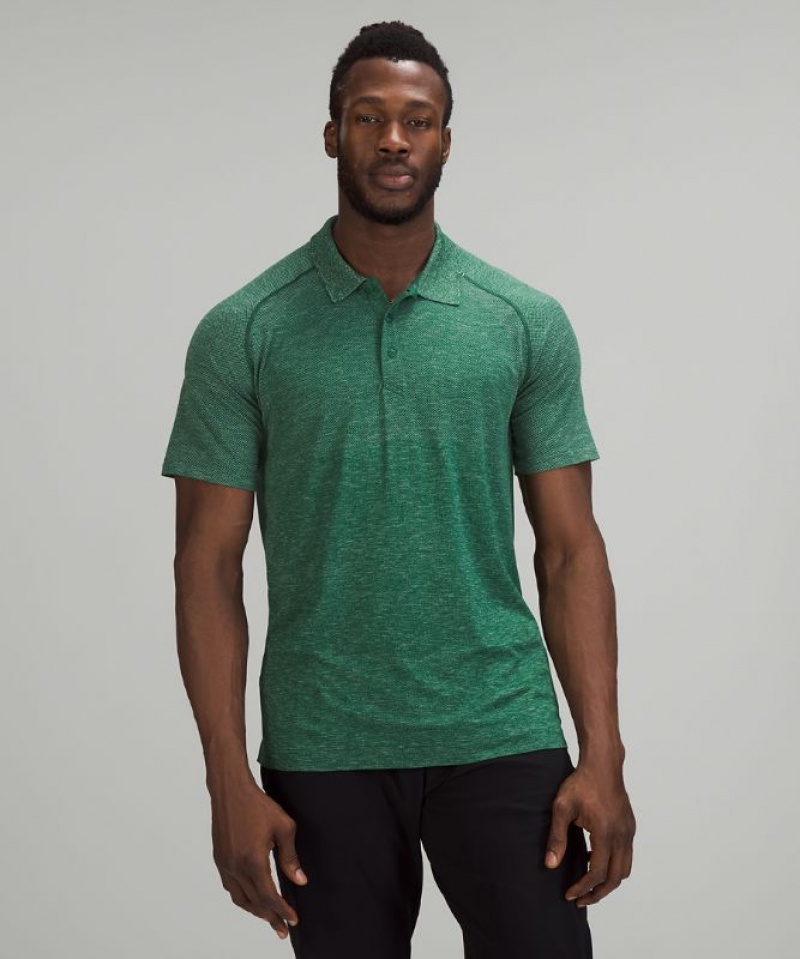 Camisa Polo Lululemon Precios Metal Vent Tech Polo 2.0 Hombre Verde Menta Verdes